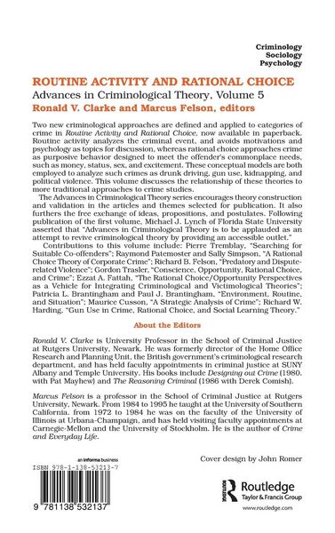 Produktbild: Routine Activity and Rational Choice