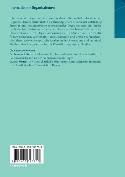 Produktbild: Internationale Organisationen