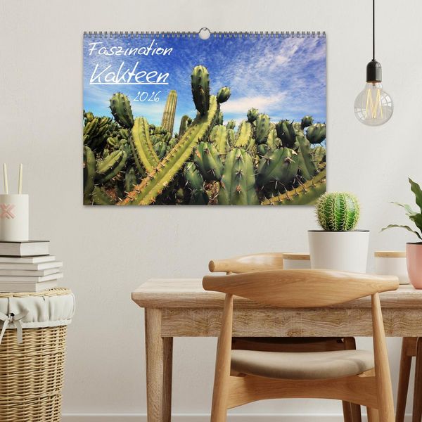 Produktbild: Faszination Kakteen (Wandkalender 2026 DIN A3 quer), CALVENDO Monatskalender