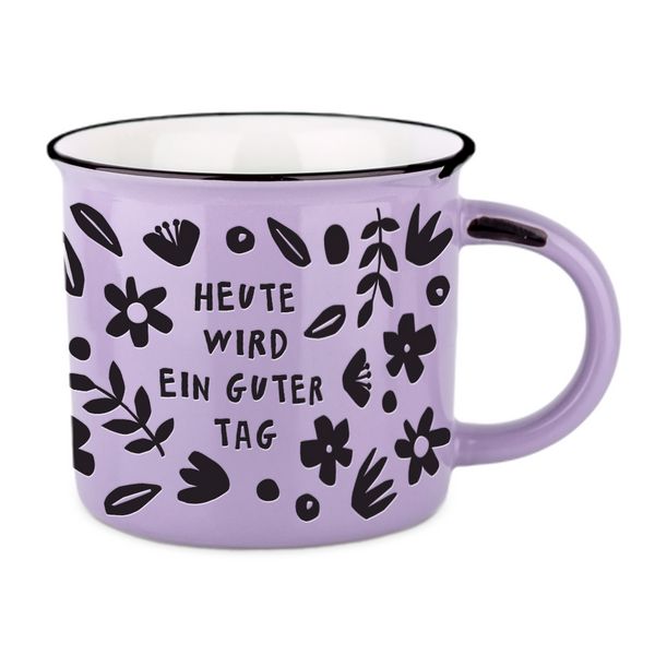 Produktbild: Becher Vintage Heute wird ein guter Tag