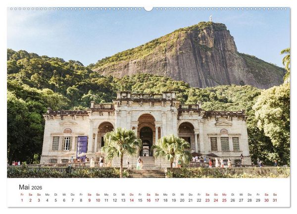 Produktbild: Rio de Janeiro - Am Fu&szlig;e des Corcovados. (Wandkalender 2026 DIN A2 quer), CALVENDO Monatskalender