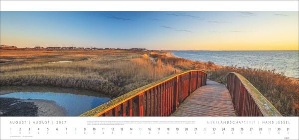 Produktbild: Meerlandschaft SYLT Kalender 2027 - Hans Jessel
