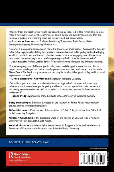Produktbild: Transformative Law and Public Policy