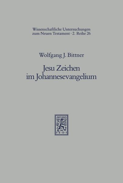 Produktbild: Jesu Zeichen im Johannesevangelium