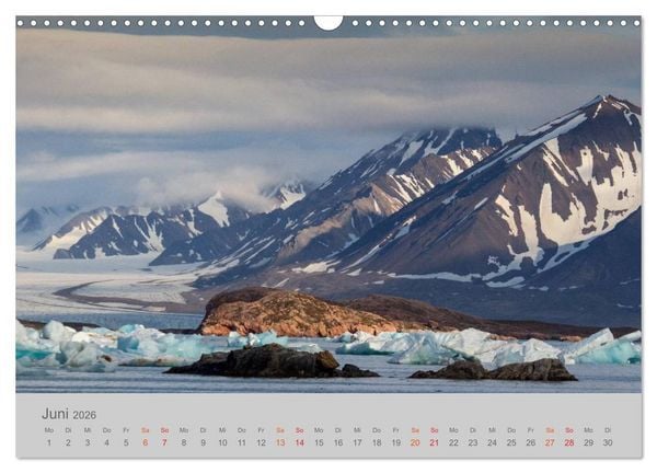 Produktbild: Spitzbergen 80&deg; Nord (Wandkalender 2026 DIN A3 quer), CALVENDO Monatskalender