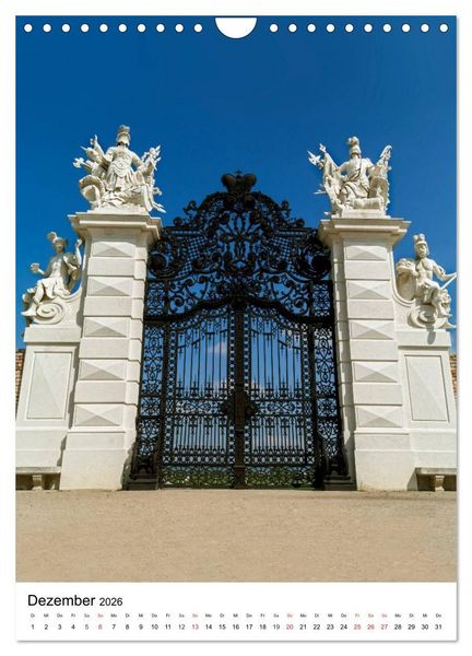 Produktbild: Schloss Hof &ndash; Die Perle unter den Marchfeldschl&ouml;ssern (Wandkalender 2026 DIN A4 hoch), CALVENDO Monatskalender