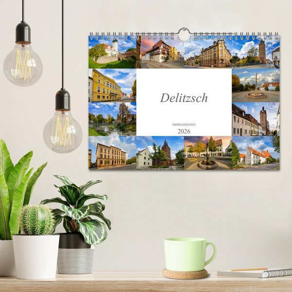 Produktbild: Delitzsch Impressionen (Wandkalender 2026 DIN A4 quer), CALVENDO Monatskalender