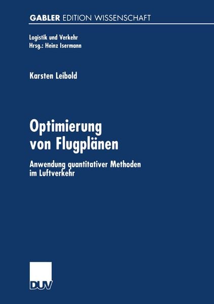 Produktbild: Optimierung von Flugpl&auml;nen