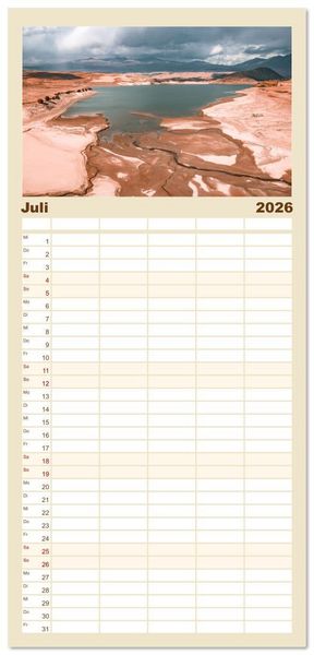 Produktbild: Familienplaner 2026 - Armenien - Wo die Geschichte ihre Stimme erhebt mit 5 Spalten (Wandkalender, 21 x 45 cm) CALVENDO