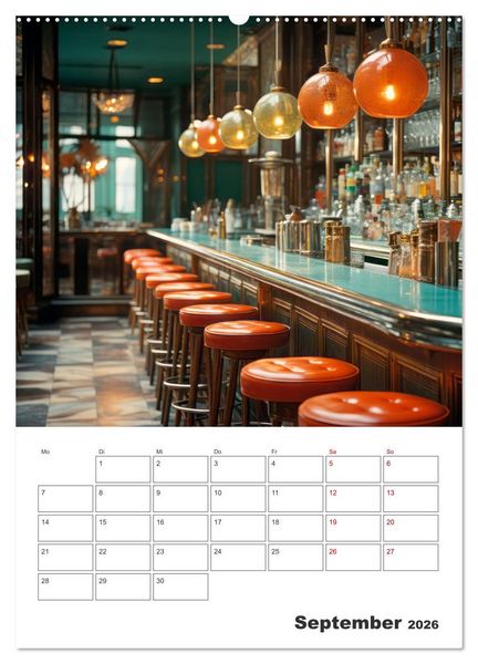 Produktbild: Bar- und Lounge-Atmosph&auml;re (Wandkalender 2026 DIN A2 hoch), CALVENDO Monatskalender