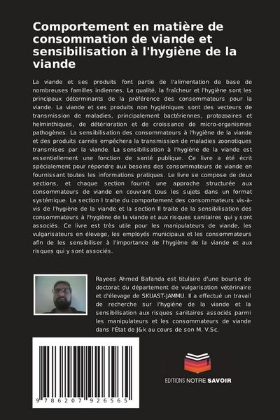 Produktbild: Comportement en mati&egrave;re de consommation de viande et sensibilisation &agrave; l'hygi&egrave;ne de la viande