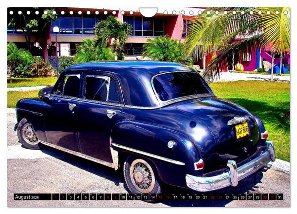 Produktbild: PLYMOUTH '50 - Ein US-Oldtimer in Havanna (Wandkalender 2026 DIN A4 quer), CALVENDO Monatskalender