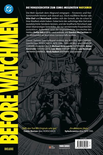 Produktbild: Before Watchmen: Rorschach - Niteowl - Dollar Bill - Crimson Corsair (Deluxe Edition)