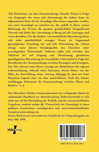 Produktbild: Lehrbuch der gesamten wissenschaftlichen Genealogie