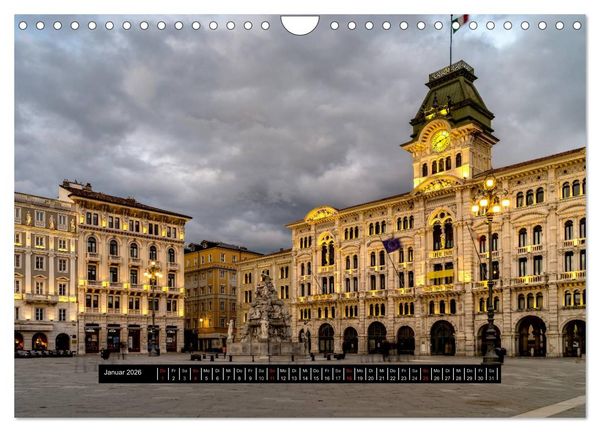 Produktbild: Triest - Stimmungen und Ansichten (Wandkalender 2026 DIN A4 quer), CALVENDO Monatskalender