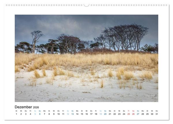 Produktbild: Fischland - Dar&szlig; - Zingst: Zwischen Meer und Bodden (hochwertiger Premium Wandkalender 2026 DIN A2 quer), Kunstdruck in Hochglanz