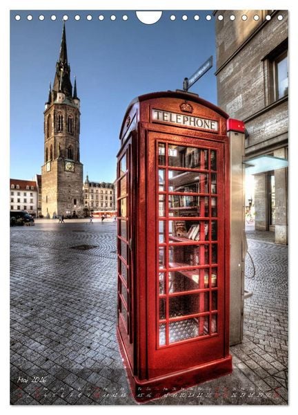 Produktbild: Stadtansichten von Halle Saale 2026 (Wandkalender 2026 DIN A4 hoch), CALVENDO Monatskalender