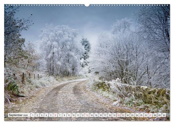 Produktbild: Winter. Zauberhafte Schneelandschaften (Wandkalender 2026 DIN A2 quer), CALVENDO Monatskalender