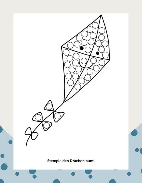 Produktbild: Bobo Siebenschl&auml;fer Mein Fingerstempel-Ausmalbuch