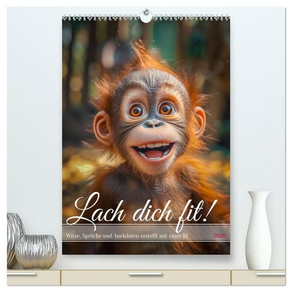 Produktbild: Lach Dich fit ! (hochwertiger Premium Wandkalender 2026 DIN A2 hoch), Kunstdruck in Hochglanz