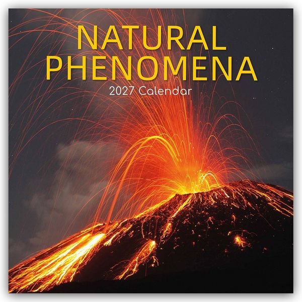 Produktbild: Natural Phenomena &ndash; Naturph&auml;nomene 2027 &ndash; 16-Monatskalender