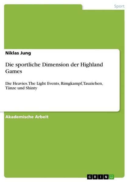 Produktbild: Die sportliche Dimension der Highland Games