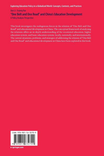 Produktbild: &ldquo;One Belt and One Road&rdquo; and China&rsquo;s Education Development