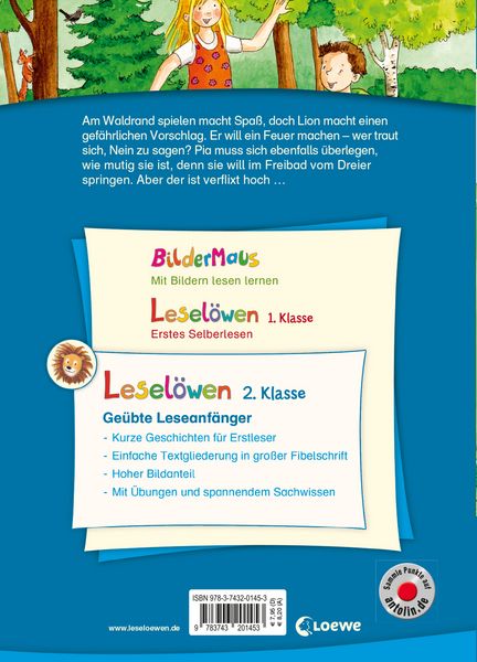 Produktbild: Lesel&ouml;wen 2. Klasse - Mutgeschichten