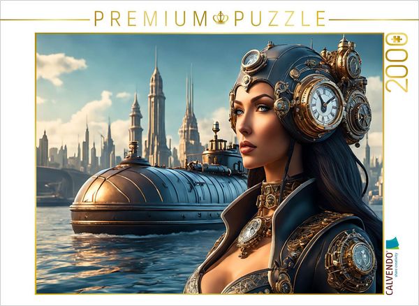 Produktbild: CALVENDO Puzzle U-Boot-Kommandantin in Uniform | 2000 Teile Lege-Gr&ouml;&szlig;e 90x67cm Foto-Puzzle f&uuml;r gl&uuml;ckliche Stunden