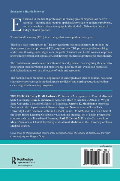 Produktbild: Team-Based Learning for Health Professions Education