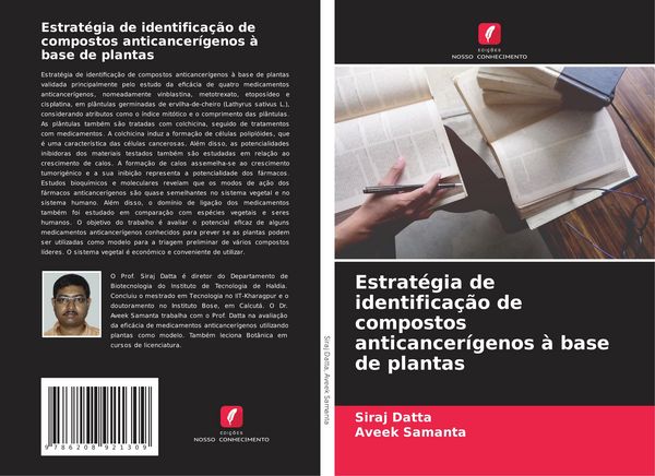 Produktbild: Estrat&eacute;gia de identifica&ccedil;&atilde;o de compostos anticancer&iacute;genos &agrave; base de plantas