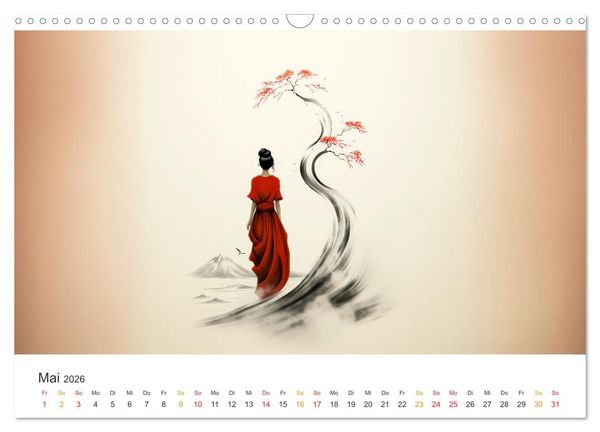 Produktbild: Japan - Kunst der Traditionen (Wandkalender 2026 DIN A3 quer), CALVENDO Monatskalender