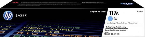 Produktbild: HP Toner 117A Original Cyan 700 Seiten W2071A