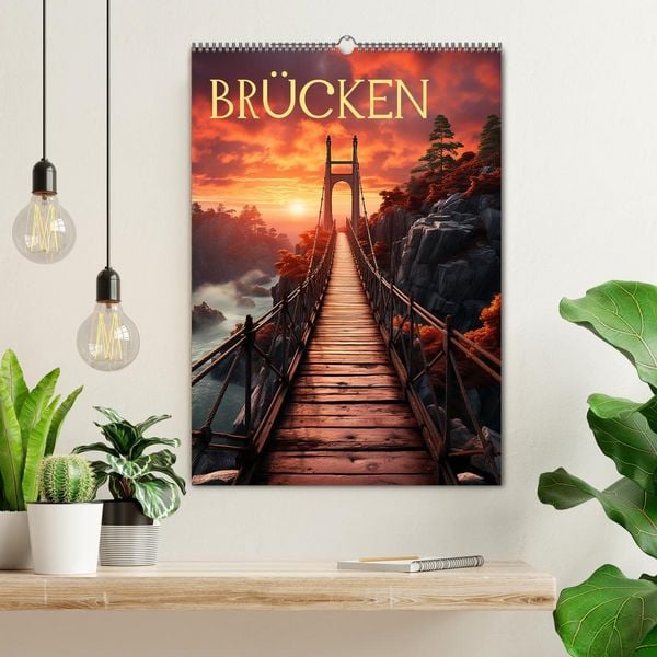 Produktbild: Br&uuml;cken (Wandkalender 2026 DIN A2 hoch), CALVENDO Monatskalender