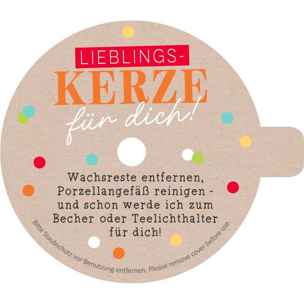 Produktbild: Kerze im Becher HERZENSMENSCH