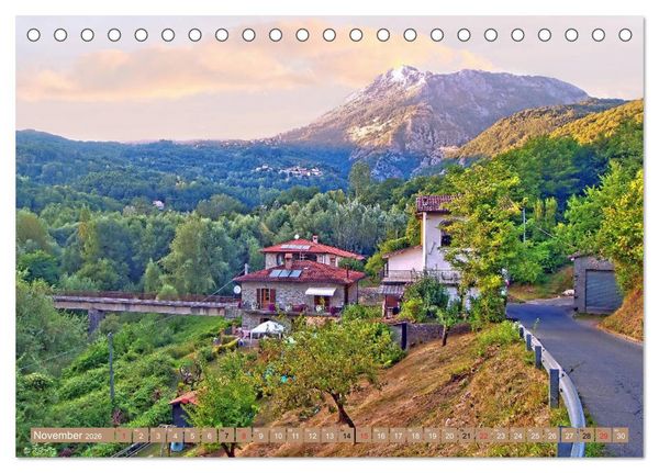 Produktbild: Garfagnana, Impressionen aus dem Norden der Toskana (Tischkalender 2026 DIN A5 quer), CALVENDO Monatskalender