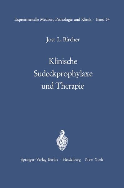 Produktbild: Klinische Sudeckprophylaxe und Therapie