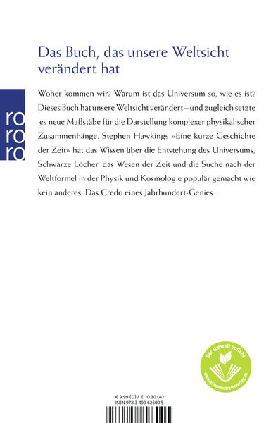 Produktbild: Eine kurze Geschichte der Zeit