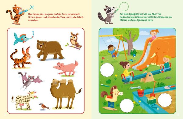 Sticker-Rätsel für Kindergarten-Kids. Logisches Denken' von