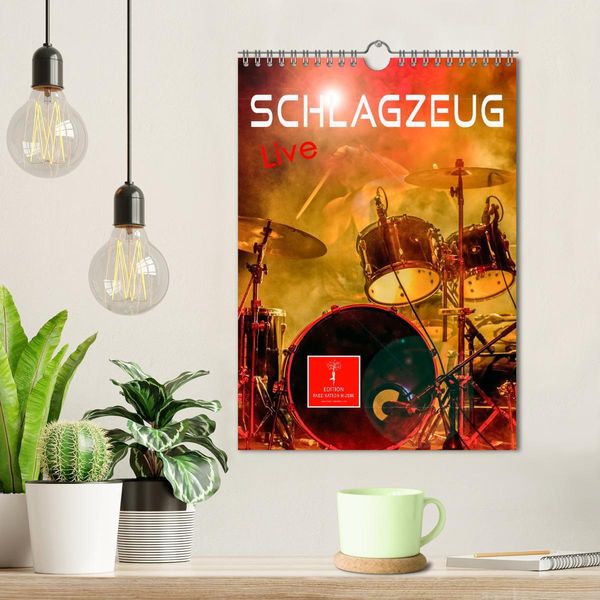 Produktbild: Schlagzeug live (Wandkalender 2026 DIN A4 hoch), CALVENDO Monatskalender