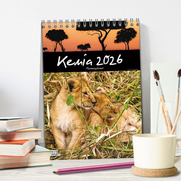 Produktbild: Kenia &ndash; Terminplaner (Tischkalender 2026 DIN A5 hoch), CALVENDO Monatskalender