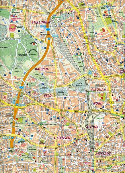Hamburg Innenstadtplan