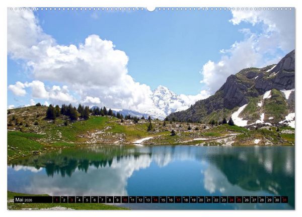 Produktbild: Berge im Berner Oberland (Wandkalender 2026 DIN A2 quer), CALVENDO Monatskalender