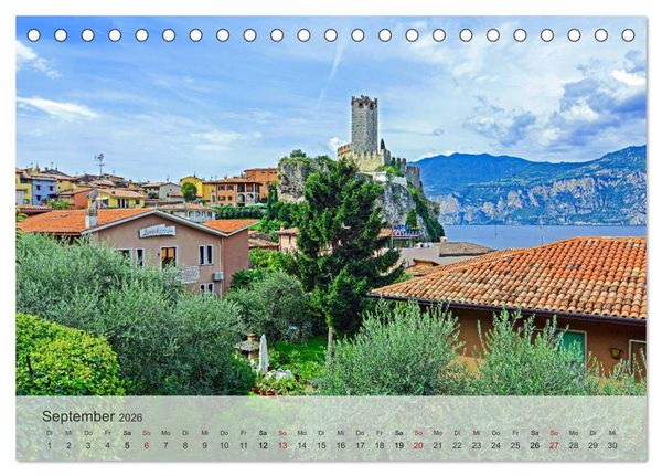 Produktbild: Gardasee - lago di Garda by Sascha Ferrari (Tischkalender 2026 DIN A5 quer), CALVENDO Monatskalender