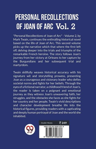 Produktbild: Personal Recollections Of Joan Of Arc Vol. 2