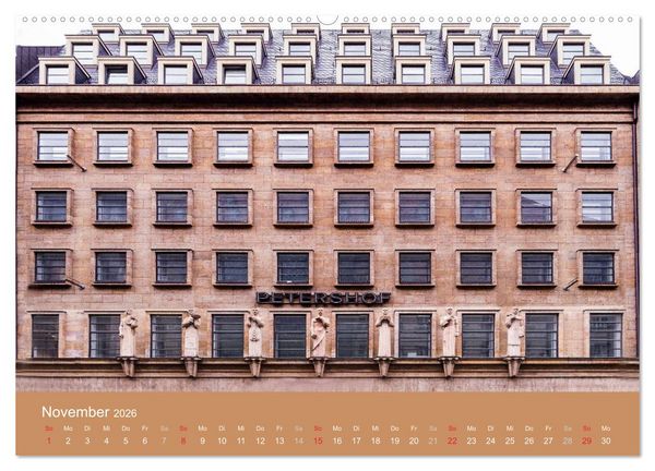 Produktbild: Leipzig - Vom Jugendstil zum Art Deco (Wandkalender 2026 DIN A2 quer), CALVENDO Monatskalender