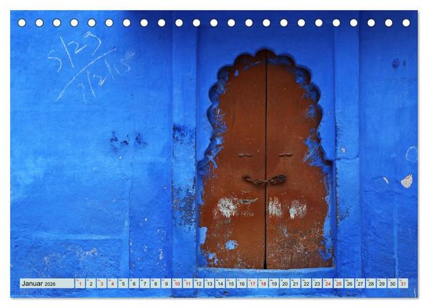 Produktbild: Typisch Indien - Jodhpur (Tischkalender 2026 DIN A5 quer), CALVENDO Monatskalender