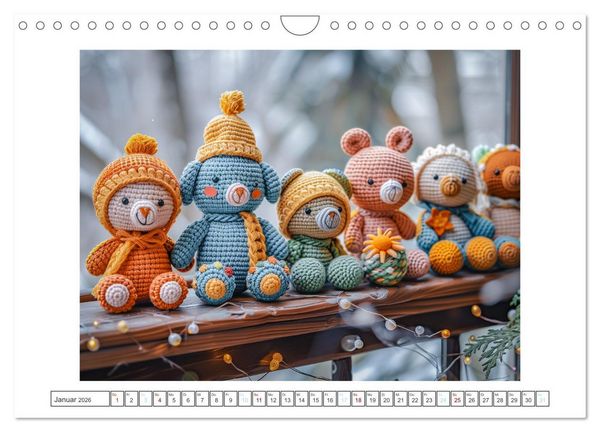 Produktbild: Lustige Strick-Ideen (Wandkalender 2026 DIN A4 quer), CALVENDO Monatskalender