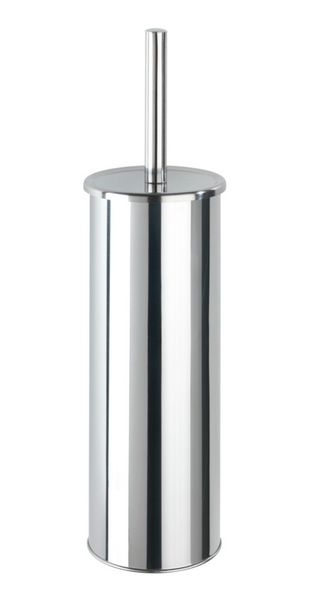 Produktbild: WC-Garnitur Mod. Basic, geschlossen, aus rostfreiem, gl&auml;nzendem Edelstahl