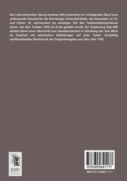 Produktbild: N&uuml;rnbergisches Sch&ouml;nbart-Buch und Gesellen-Stechen